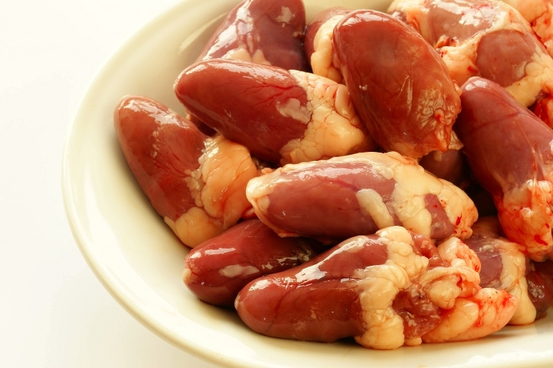 Storing and Serving the Chicken Hearts