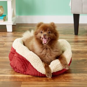 Aspen Pet Self-Warming Bolster Cat & Dog Bed