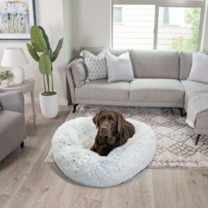 Best Friends by Sheri The Original Calming Shag Fur Donut Cuddler Dog Bed