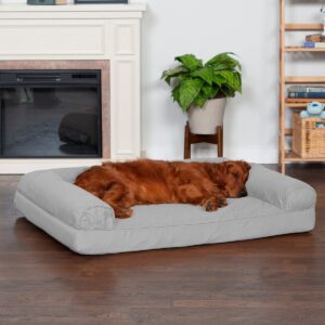 FurHaven Quilted Orthopedic Sofa Dog Bed with Removable Cover